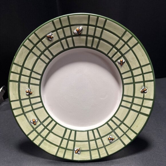 Yankee Candle Birdhouse Garden Bee Ceramic Candle Shade & Plate Holder - Picture 4 of 11